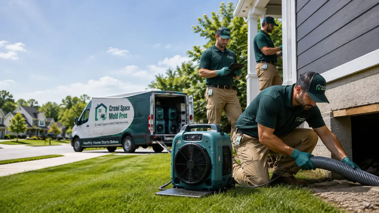 Crawl Space Mold Removal in Subiaco, AR